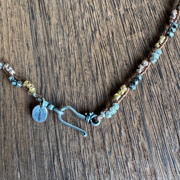 Chan Luu Gold and Silver Beaded Necklace - Picture 4 of 4